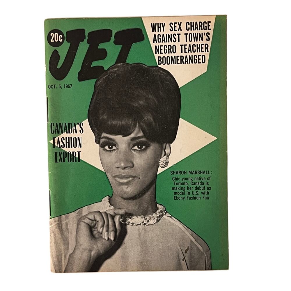 JET Magazine Oct 5 1967 Sharon Marshall Ebony Fashion Fair Fashion Rebellion